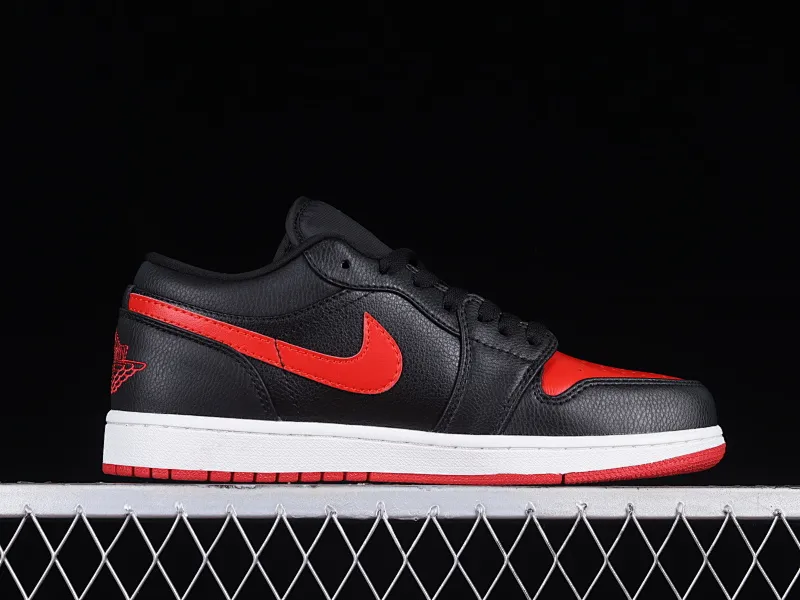 All categories Air Jordan Jordan series basketball shoes Air Jordan 1 Low Z version Air Jordan 1 Low "Black And Red" AJ1 Joe 1 black and red low-top basketball shoes DC0774-061